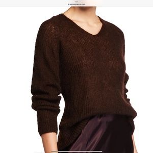 Max Mara Leisure Nord Knitted Sweater Maroon Size Small
